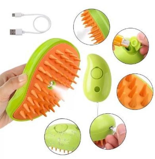 Nessiworld Şarjlı Soğuk Buharlı Kedi Köpek Fırçası Tarağı - Image 1