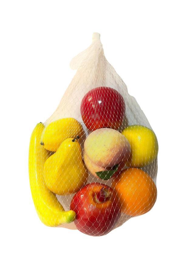 Mucit Home Yapay Meyve Sebze 8 Adet Köpük Portakal Limon Mandalina Muz Mango Armut Şeftli Elma - Image 1