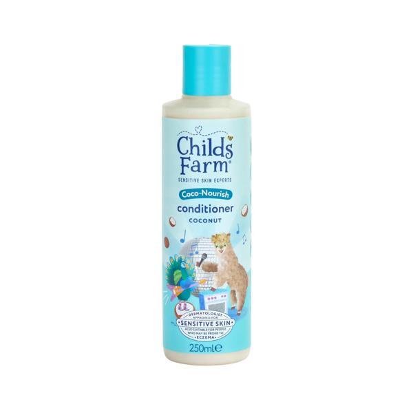 Childs Farm Kuru ve Kıvırcık Saçlar için Hindistan Cevizi Özlü Çocuk Saç Krem 250ml - Image 1