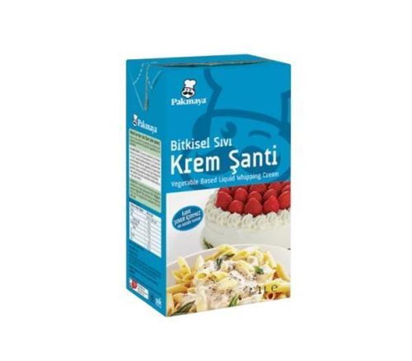 Pakmaya Bitkisel Sıvı Krem Şanti Şekersiz (1 L) - Image 1