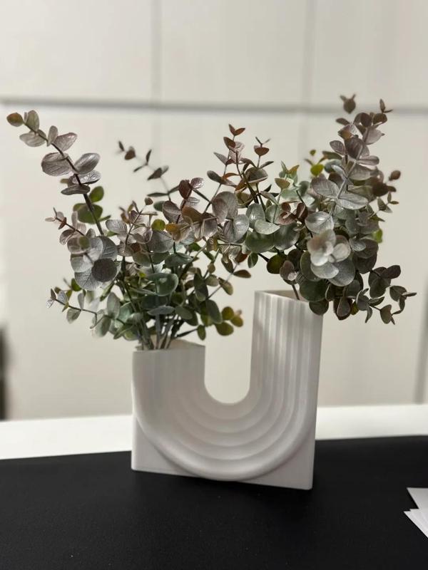 3D Baskı Modern Dekoratif Vazo 15 cm UZUNLUGU - Image 1