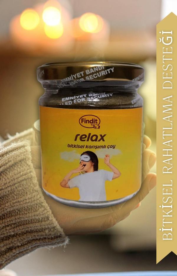 Relax Bitkisel Karışımlı Çay – 140 gr | Toz Form | Doğal Rahatlatıcı Bitki Karışımı - Image 1