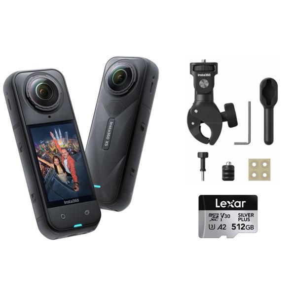 Insta360 X5 Aksiyon Kamerası - Motosiklet Kiti (512 GB) - Image 1