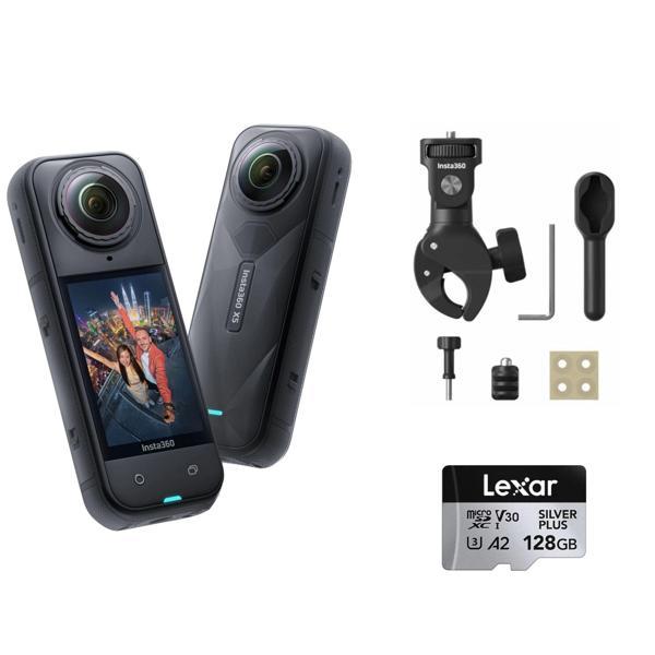 Insta360 X5 Aksiyon Kamerası - Motosiklet Kiti (128 GB) - Image 1