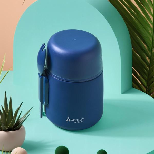 Aryıldız Protherm Duo Termos Lacivert 500 ml - Image 1