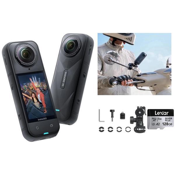 Insta360 X5 Aksiyon Kamerası Moto Ayna Kiti (128 GB) - Image 1