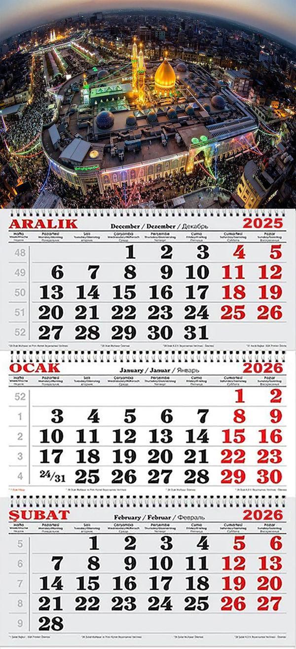 2026 Yılı Gemici Takvimi-Kutsal Topraklar - Image 1