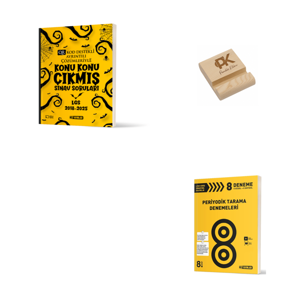 Hız LGS 8. Sınıf 2018-2025 Konu Konu Çözümlü Çıkmış Sorular ve Periyodik Tarama Denemeleri + Telefon Standı - Hız Yayınları - Image 1