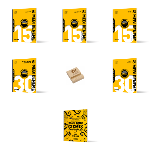 Hız LGS 8. Sınıf MEB Uyumlu Branş Denemeleri ve 2018-2025 Çözümlü Çıkmış Sorular + Telefon Standı - Hız Yayınları - Image 1