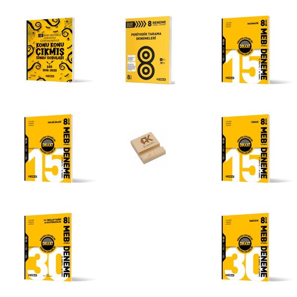 Hız LGS 8. Sınıf 2018-2025 Çözümlü Çıkmış Sorular Periyodik Deneme ve MEB Uyumlu Branş Denemeleri - Hız Yayınları - Image 1