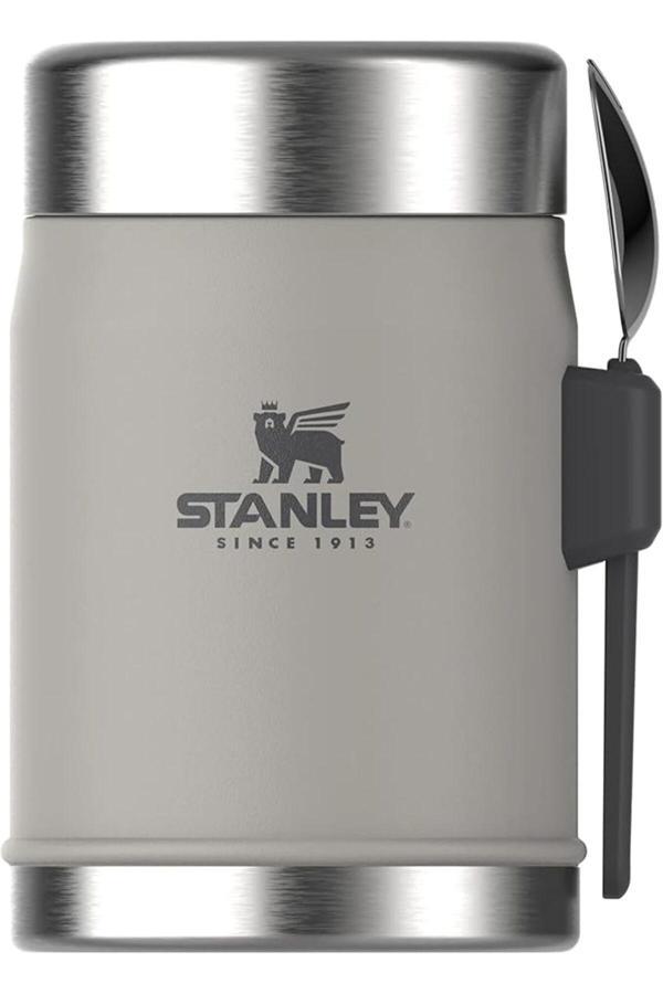 Stanley Classic Legendary Yemek Termosu Kaşıklı 0,4 L Gri - Image 1