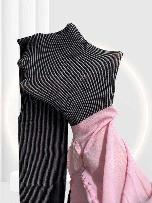 Pierre Cardin Paris Kairos Çift Renk Çizgili Modern 40 Den Kalın Külotlu Çorap - Image 1