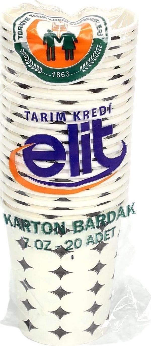 Elit Karton Bardak 7 Oz. 20Li - Image 1