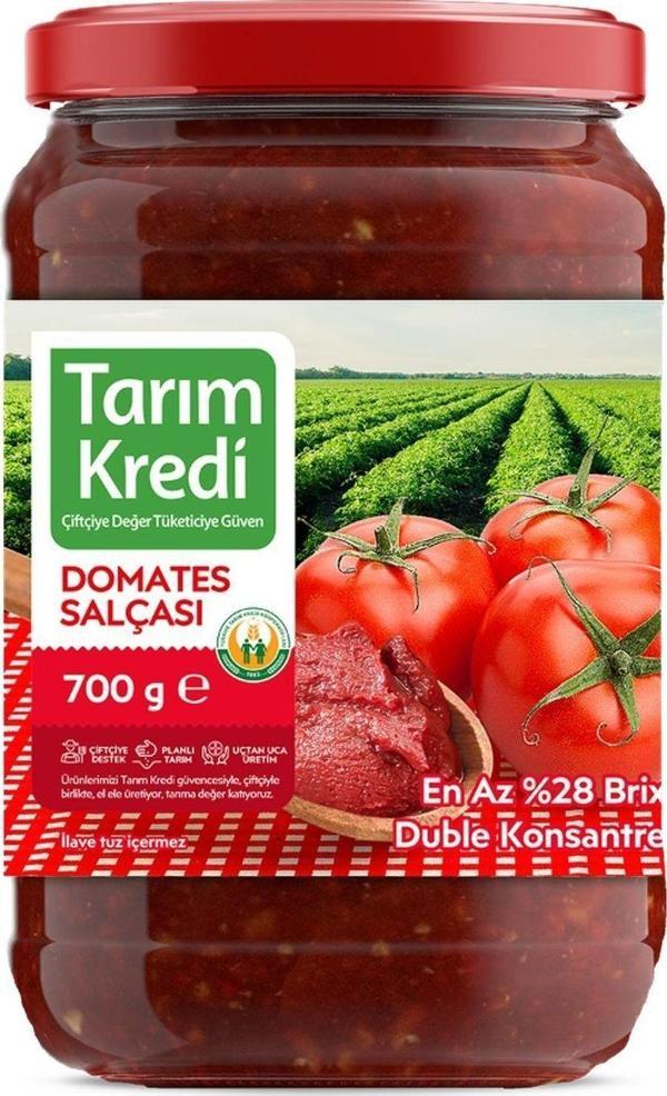 Tarım Kredi Birlik Domates Salçası 28 Brıx Cam 700 G - Image 1