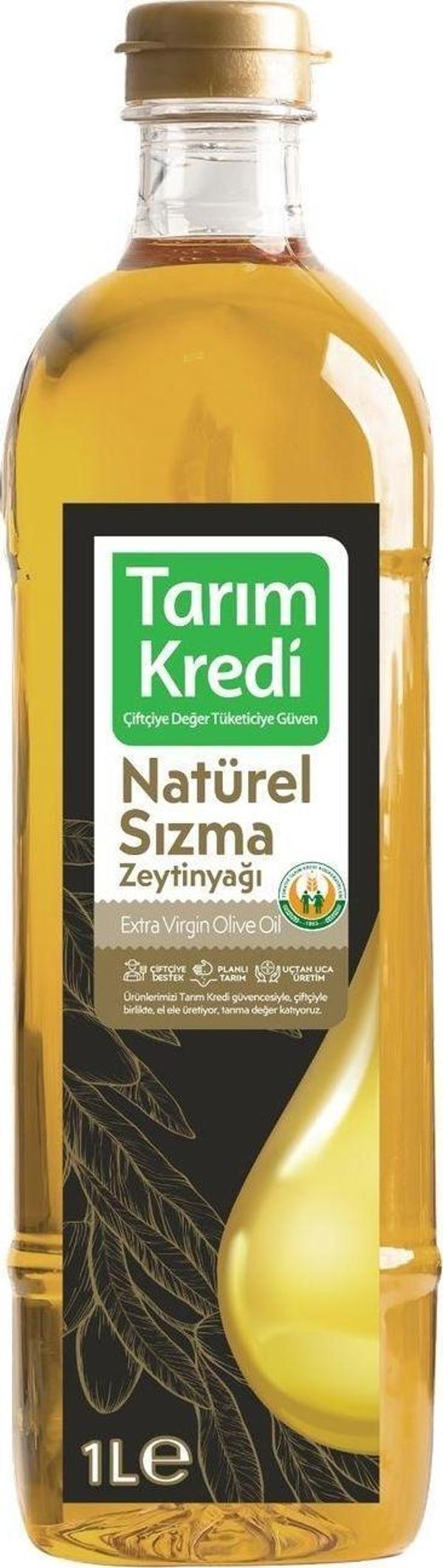 Tarım Kredi Birlik Naturel Sızma Zeytinyağı Pet 1 L - Image 1