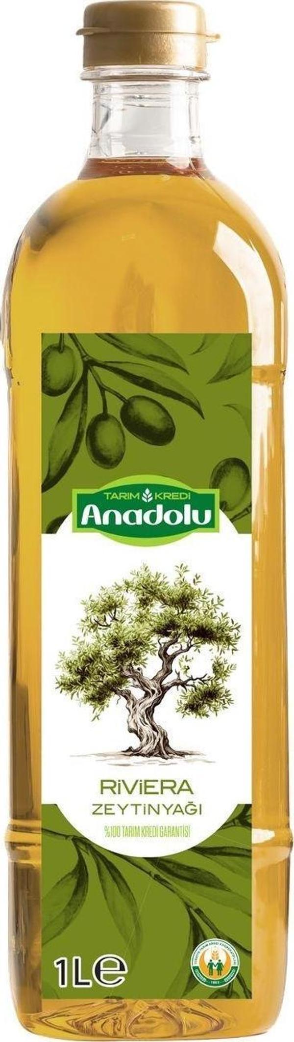 Tarım Kredi Birlik Anadolu Riviera Zeytinyağı 1 L - Image 1