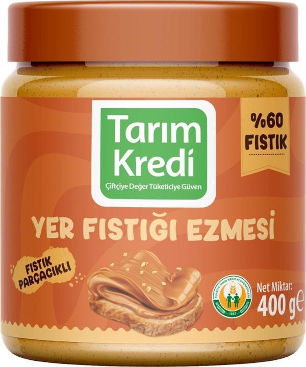 Tarım Kredi Birlik Parçacıklı Yer Fıstığı Ezmesi 400 G - Image 1