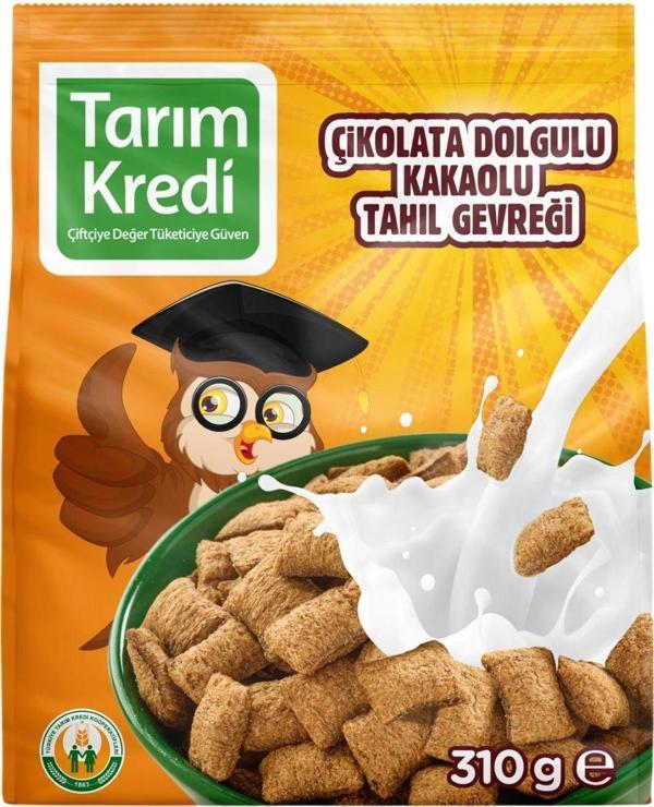 Tarım Kredi Birlik Çikolata Dolgulu Kakaolu Tahıl Gevreği 310 G - Image 1