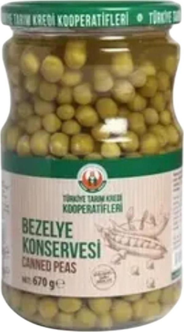 Tarım Kredi Birlik Bezelye Konservesi 670 G - Image 1