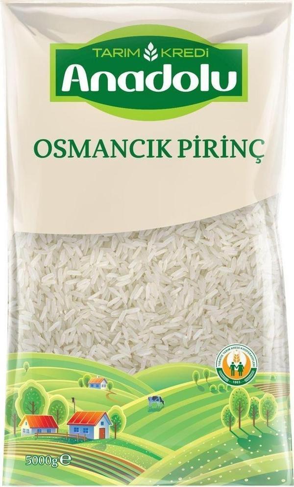 Tarım Kredi Birlik Anadolu Osmancık Pirinç 5 Kg Pvc - Image 1