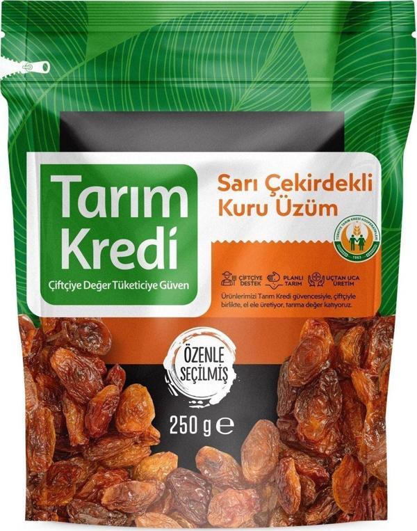 Tarım Kredi Birlik Sarı Çekirdekli Kuru Üzüm 250 G - Image 1