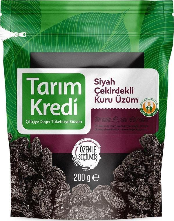Tarım Kredi Birlik Siyah Çekirdekli Kuru Üzüm Doypack 200 G - Image 1