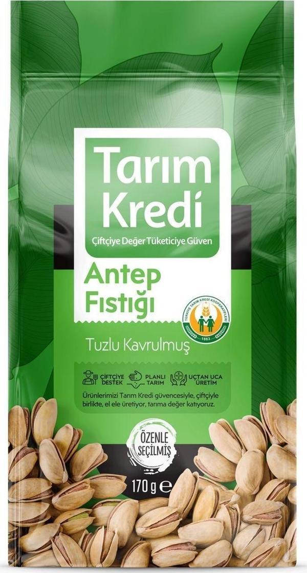 Tarım Kredi Birlik Paketli Kavrulmuş Antepfıstığı 170 G - Image 1