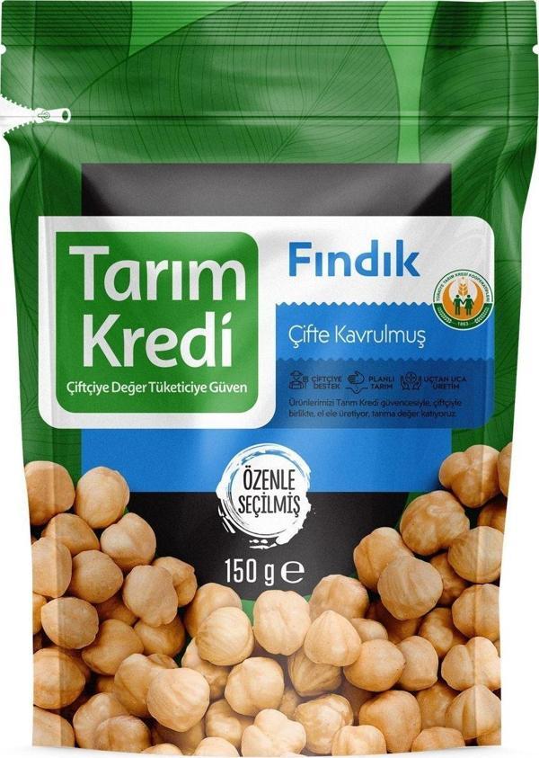 Türkiye Tarım Kredi Kooperatifleri Çifte Kavrulmuş Fındık Doypack 150 G - Image 1