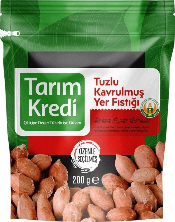 Tarım Kredi Birlik Tuzlu İç Yer Fıstığı Doypack 200 G - Image 1
