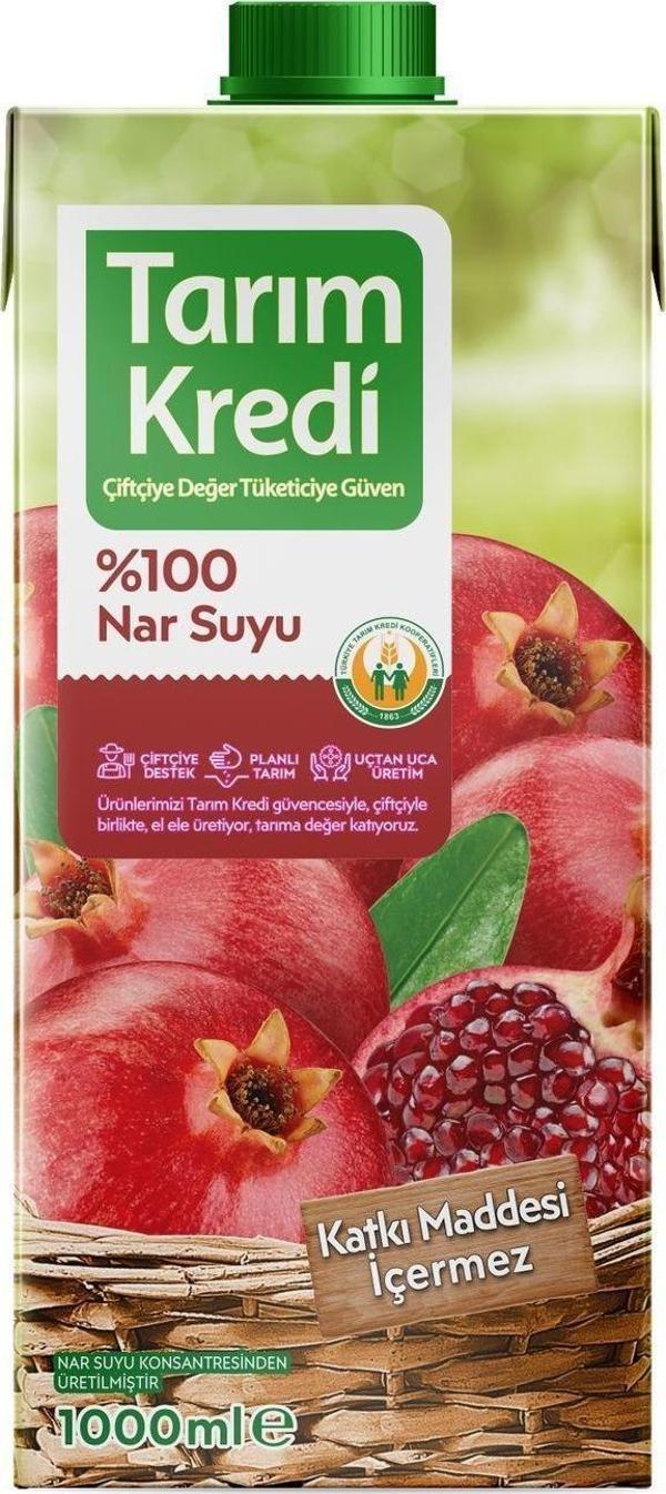 Tarım Kredi Birlik %100 Nar Suyu 1 L - Image 1