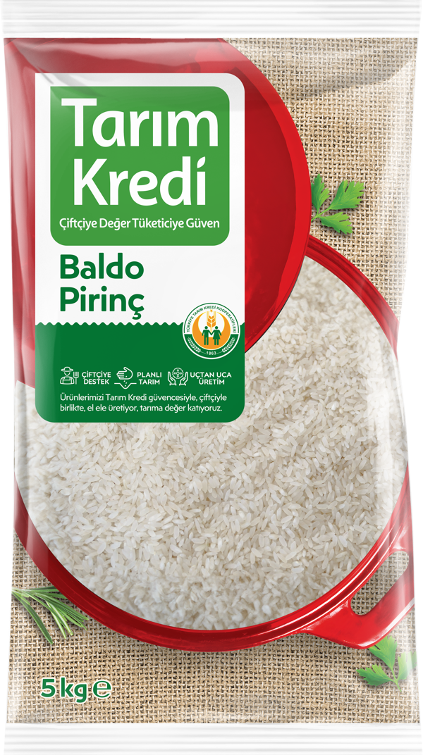 Tarım Kredi Birlik Baldo Pirinç 5 Kg Pvc - Image 1