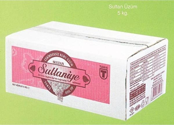 Tariş Sultaniye Çekirdeksiz Kuru Üzüm 5 Kg - Image 1