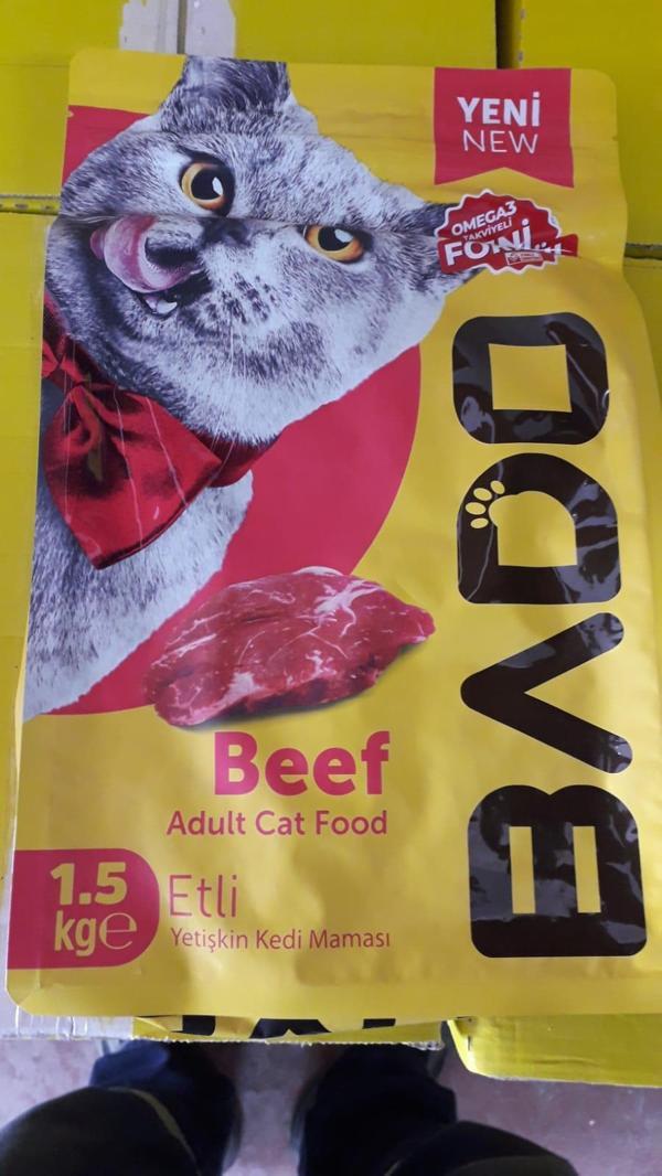 Bado Yetişkin Kedi Maması Etli 1,5 Kg - Image 1