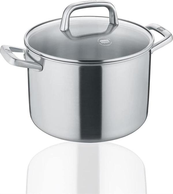 Berndes 99213 Tricion Pro Paslanmaz Çelik Tencere Cam Kapaklı 20 cm - Image 1