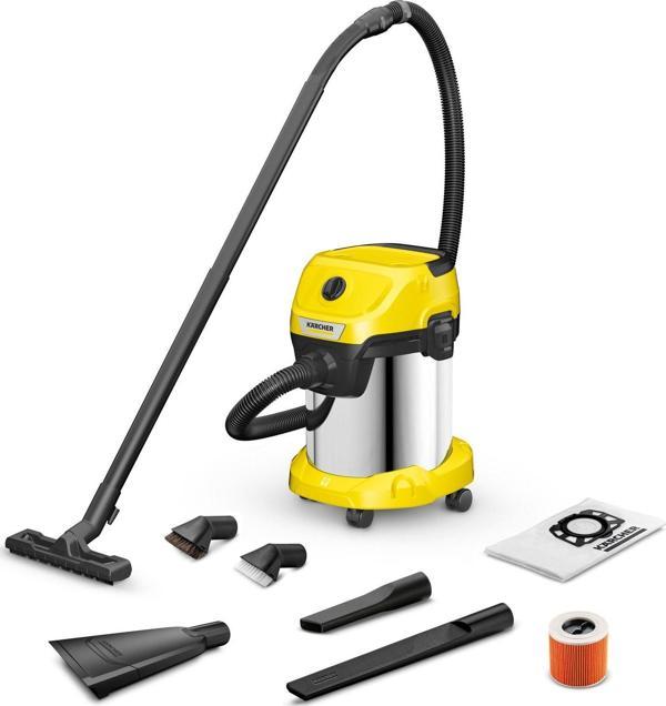 Karcher WD 3 S V-17/6/20 1000 W Islak Kuru Süpürge - Image 1