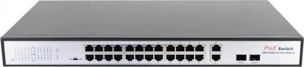 Uranium POE-2421SFP-300W 24x10/100 2x Gigabit Uplink  1x Sfp 360w Poe Combo Rack Tipi Switch - Image 1