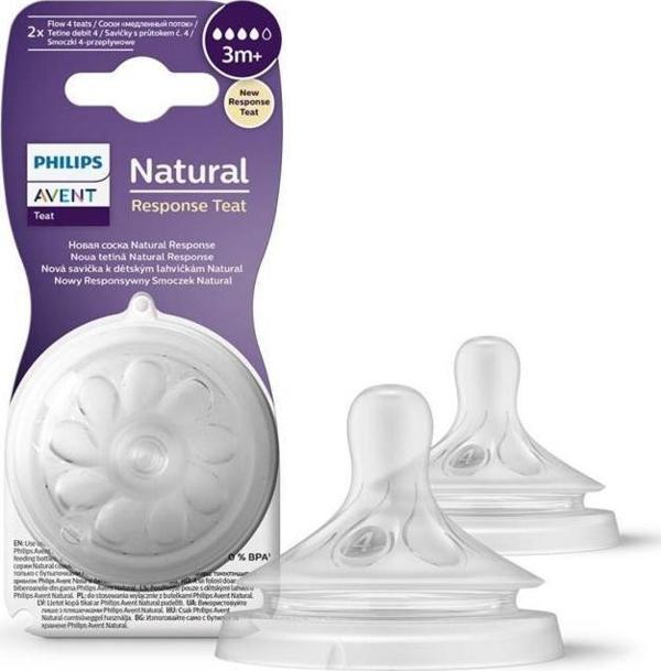 Philips Avent Natural Response Biberon Emziği 4 Numara - Image 1