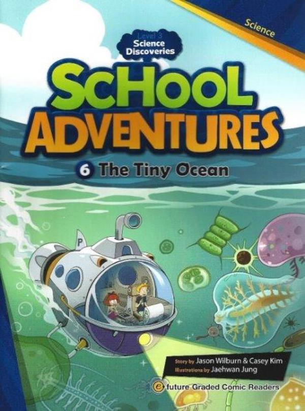 The Tiny Ocean +CD (School Adventures.3) - Image 1