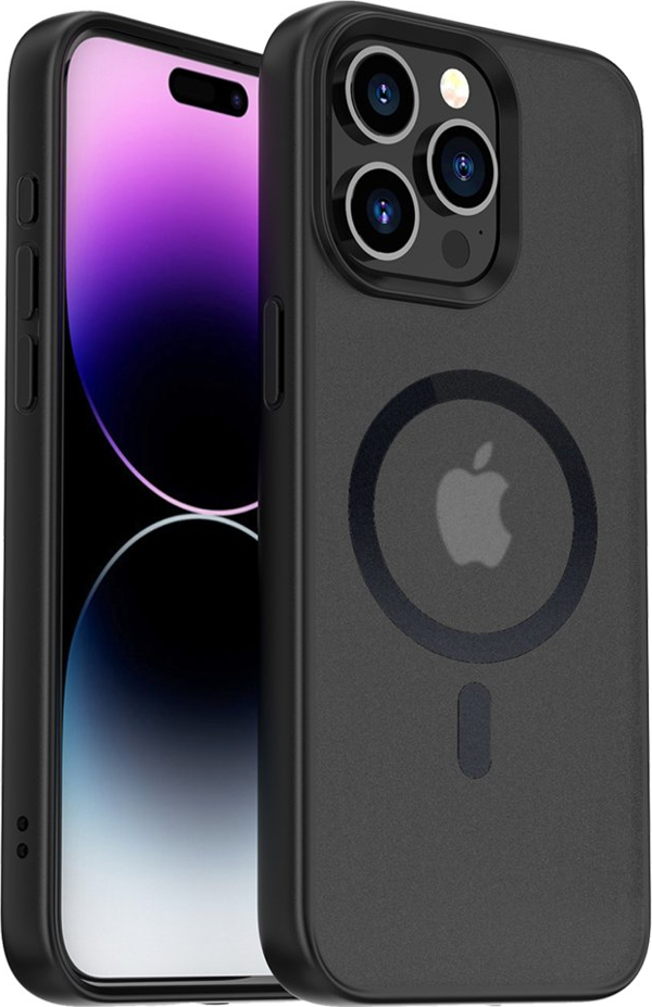 Fuchsia iPhone 15 Pro Uyumlu PC06 Tower Magsafe Telefon Kılıfı - Image 1