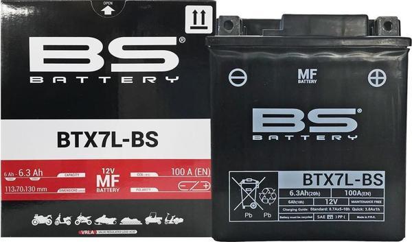 Bs Btx7l-Bs 2004-2009 Honda CBF 250 Uyumlu Akü Sulu Akü - Image 1