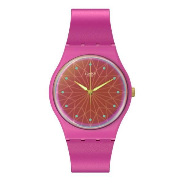Swatch So28P110 Fantastic Fuchsia Kadın Kol Saati - Image 1