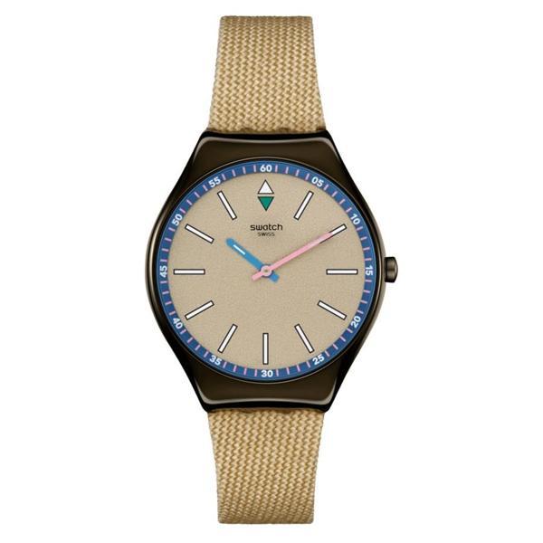 Swatch Syxm100 Sunbaked Sandstone Unisex Kol Saati - Image 1