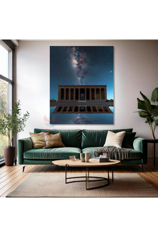 Kanvas Dikey Duvar Tablosu Kanvas Anıtkabir Ev Ofis Salon Modern Duvar Tablosu - Image 1