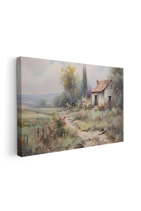 Kanvas Yatay Duvar Tablosu Kanvas Koy Evi2 Ev Ofis Salon Modern Duvar Tablosu - Image 1
