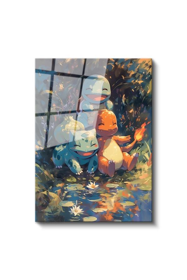 Cam Dikey Duvar Tablosu Cam Anime Tablosu Ev Ofis Salon Modern Duvar Tablosu - Image 1