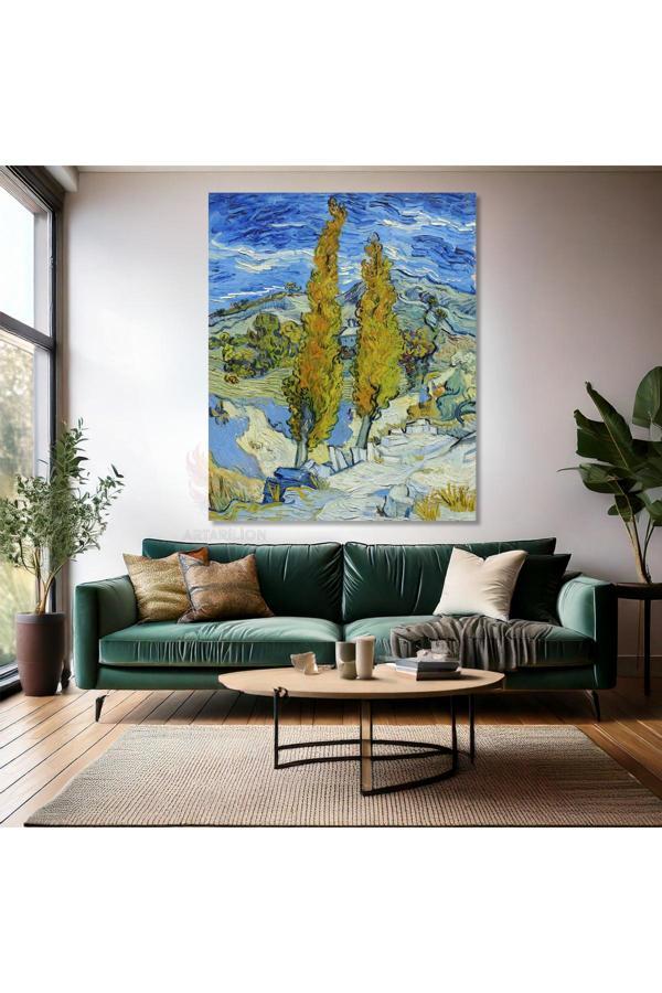 Van Gogh Kanvas Tablo Kanvas Duvar Tablosu Klasik Duvar Dekoru Empresyonizm Tablo VanGogh73-1 - Image 1