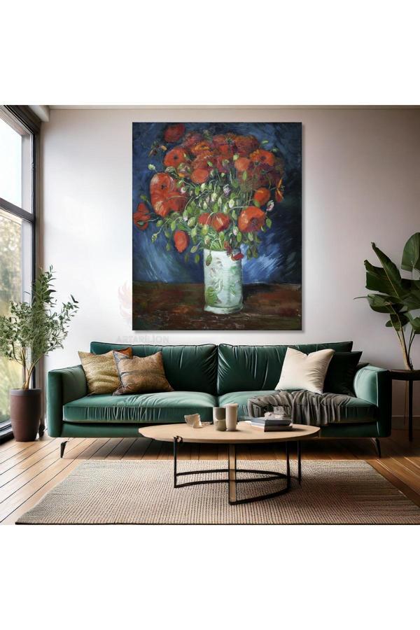 Van Gogh Kanvas Tablo Kanvas Duvar Tablosu Yağlı Boya Görünümlü Empresyonizm Tablo VanGogh39-1 - Image 1