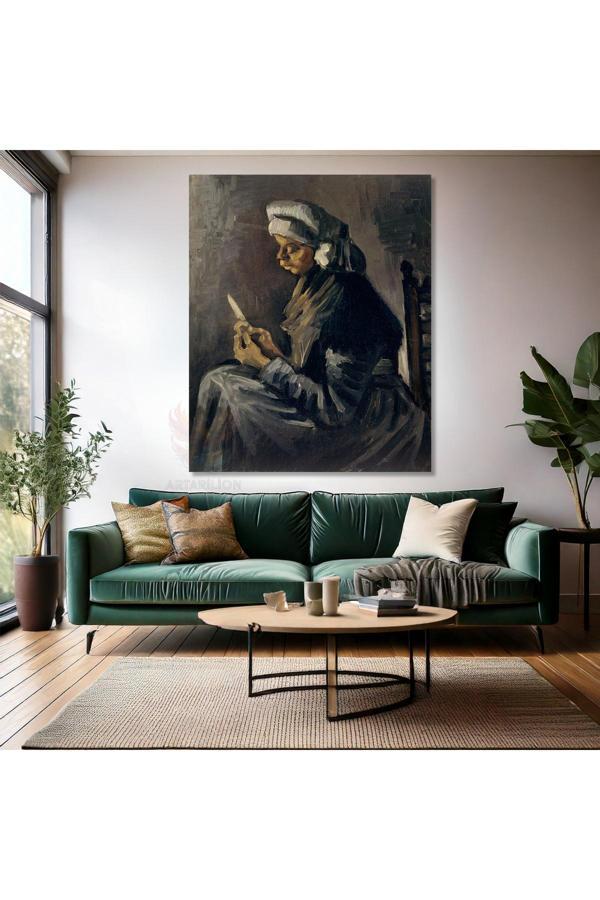 Van Gogh Kanvas Tablo Kanvas Duvar Tablosu Kanvas Salon Tablosu Empresyonizm Tablo VanGogh55-1 - Image 1