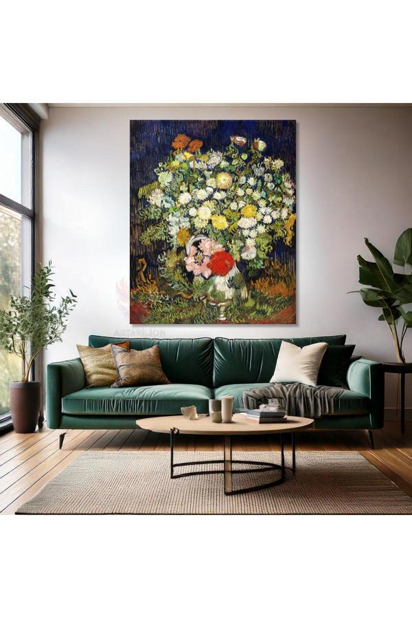 Van Gogh Kanvas Tablo Kanvas Duvar Tablosu Kanvas Salon Tablosu Empresyonizm Tablo VanGogh59-1 - Image 1
