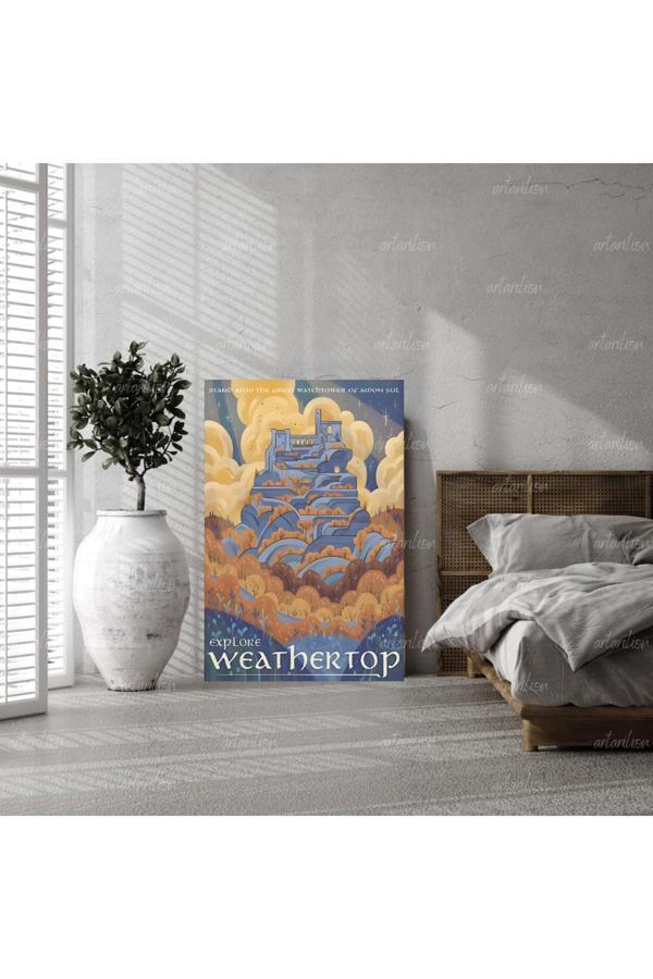 Yüzüklerin Efendisi Kanvas Tablo Weathertop Duvar Dekorasyonu LOTR Oyun Odası Salon Tablosu - Image 1